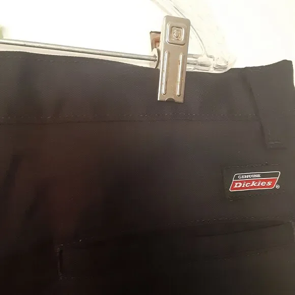 Dickies Twill Work Pants Mens 40X32 Black Flex Workwear Slim Fit Straight EUC - Picture 7 of 10